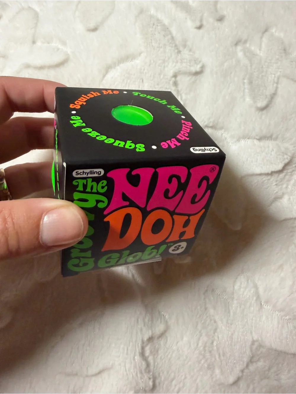 💚✨ NIB NeeDoh Groovy Glob – Neon Green ✨🌀